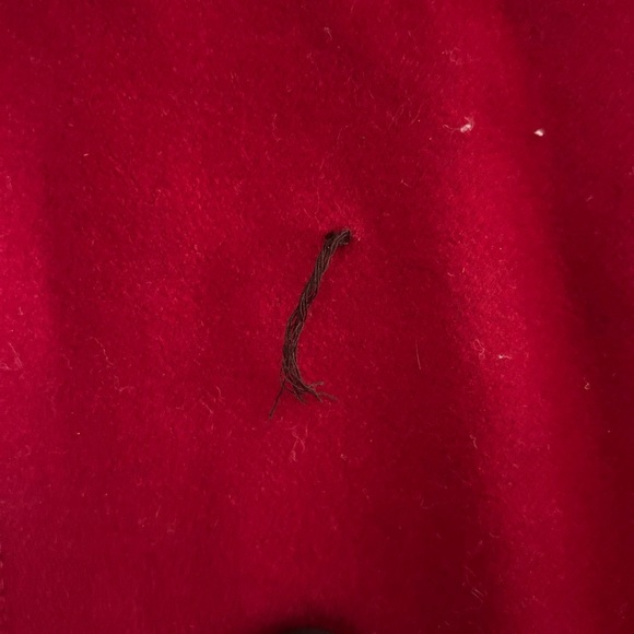 Tommy Hilfiger Red Wool Blend Peacoat Jacket – Women’s Size M - Picture 2 of 5